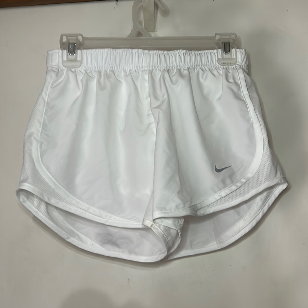 Nike Dri-Fit Shorts- White- Size Small